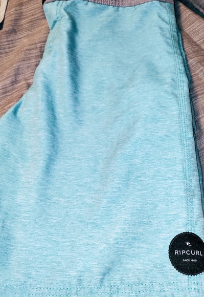 Men's rip curl board shorts size 28 aqua blue - Picture 3 of 4